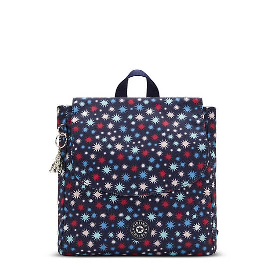 Plecaki Kipling Dannie Printed Small Niebieskie | PL 1668ZU